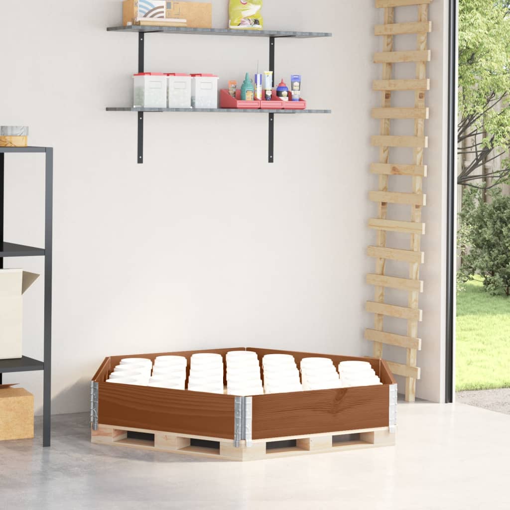 Raised Bed Hexagon Solid Wood Pine