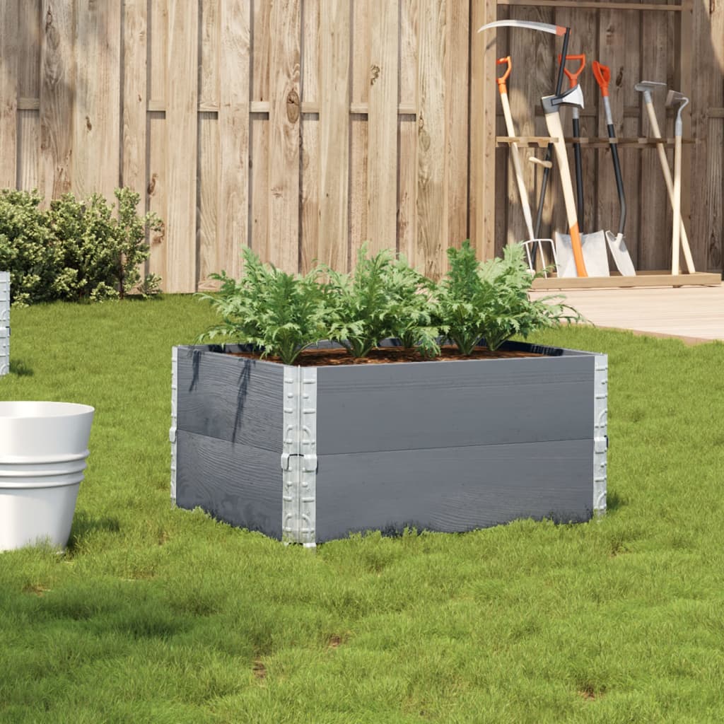 Garden Planter 80X60 Cm Solid Wood Pine
