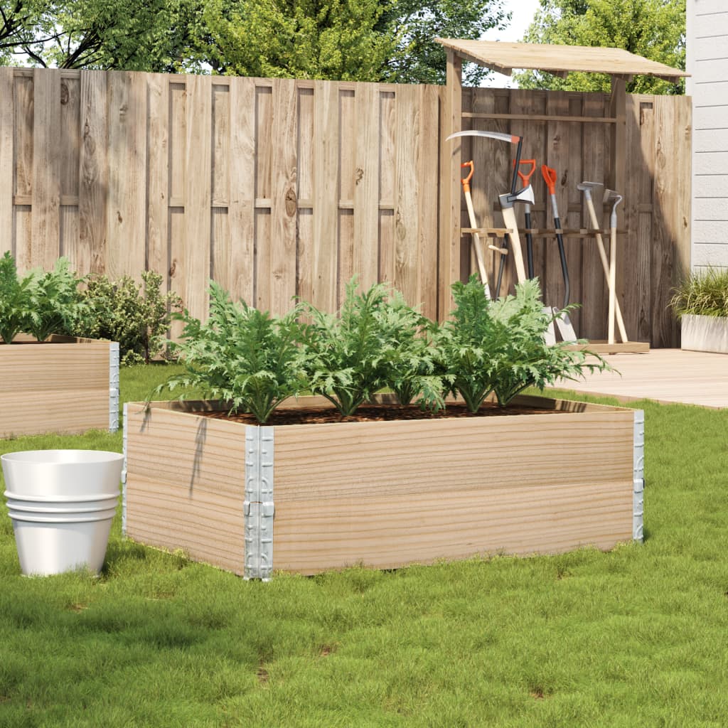 Garden Planter 80X60 Cm Solid Wood Pine