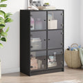 Highboard With Doors 68X37X109 Cm Engineered Wood