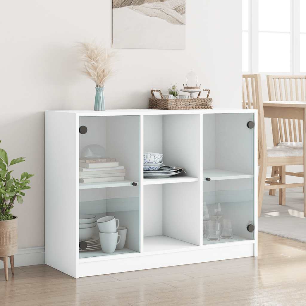 Sideboard 102X37X75.5 Cm Engineered Wood