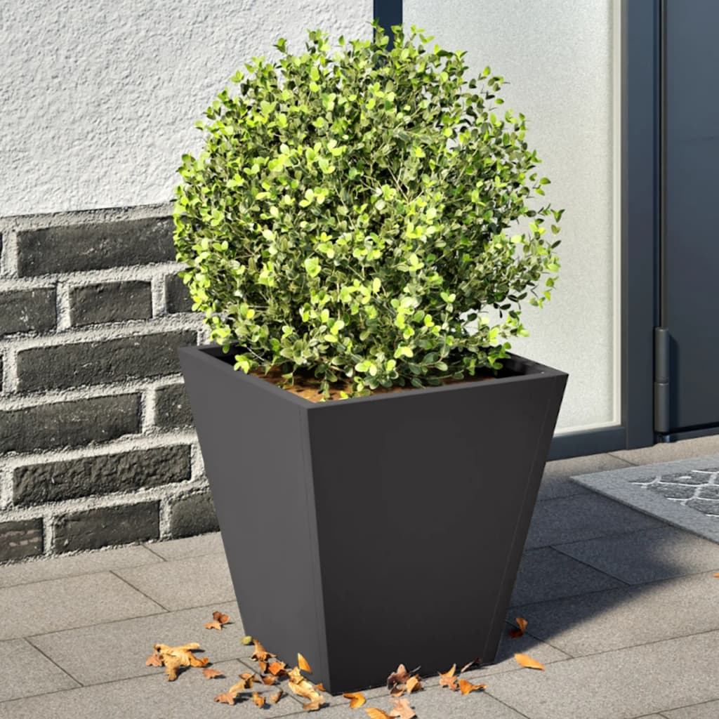Garden Planter Anthracite Steel