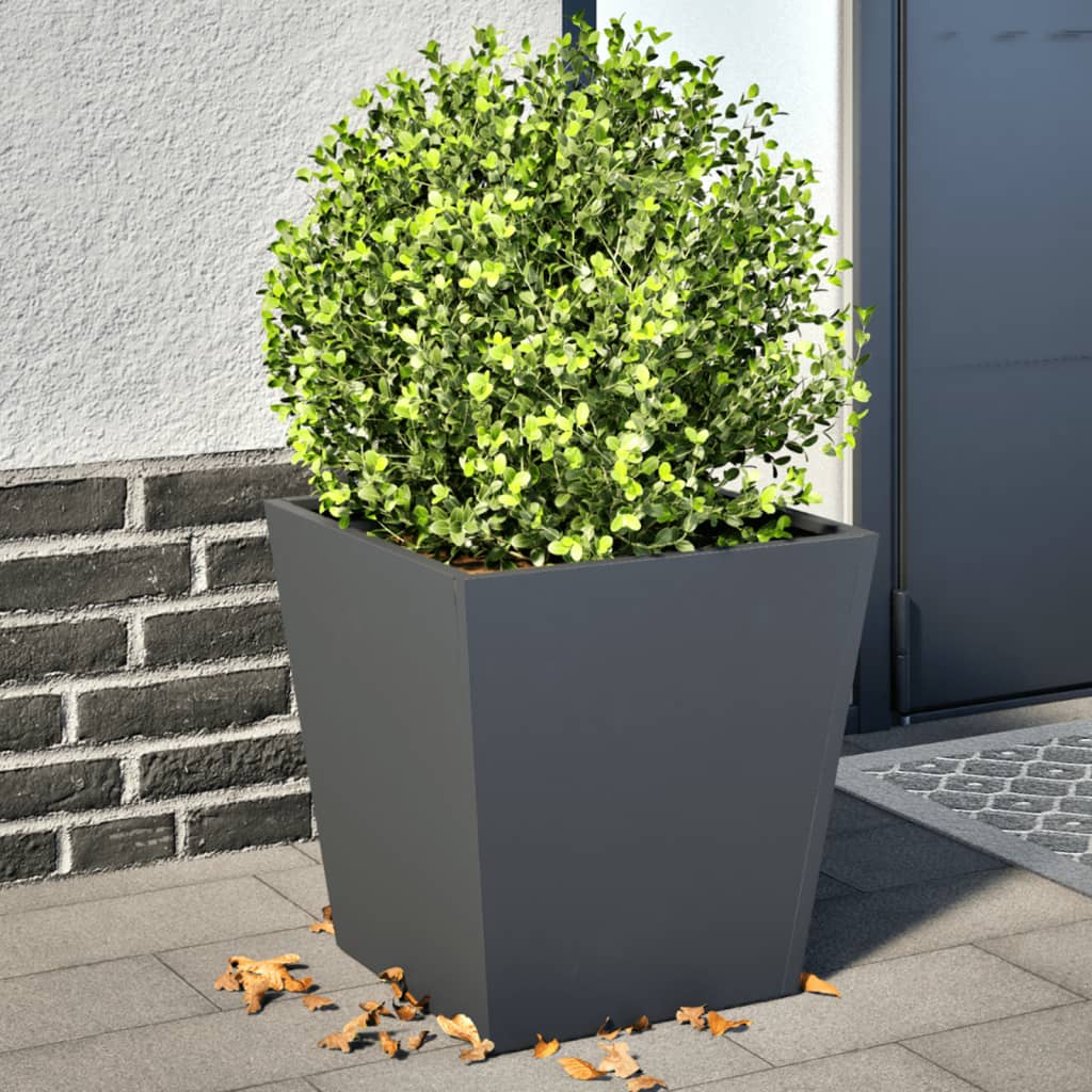 Garden Planter Anthracite Steel