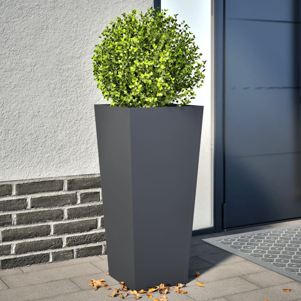 Garden Planter Anthracite Steel