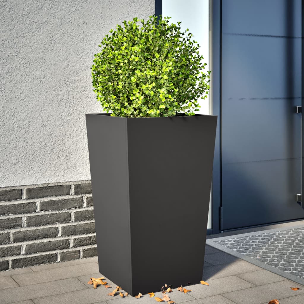 Garden Planter Anthracite Steel