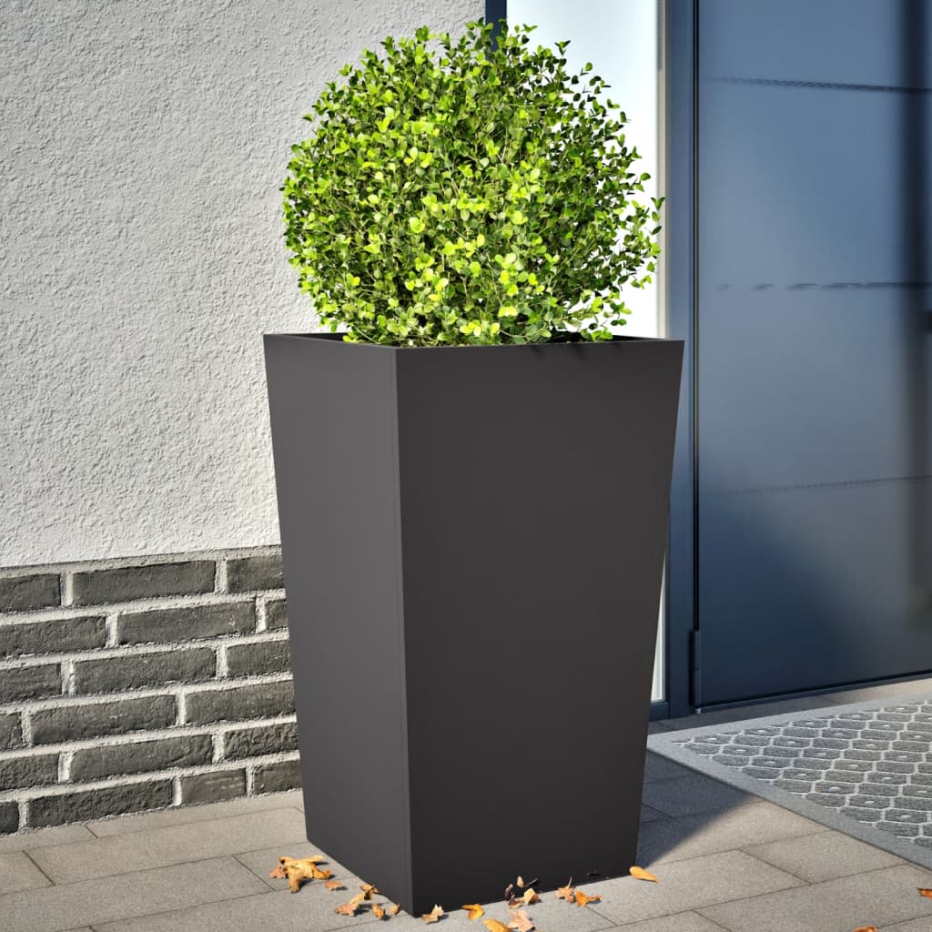 Garden Planter Anthracite Steel