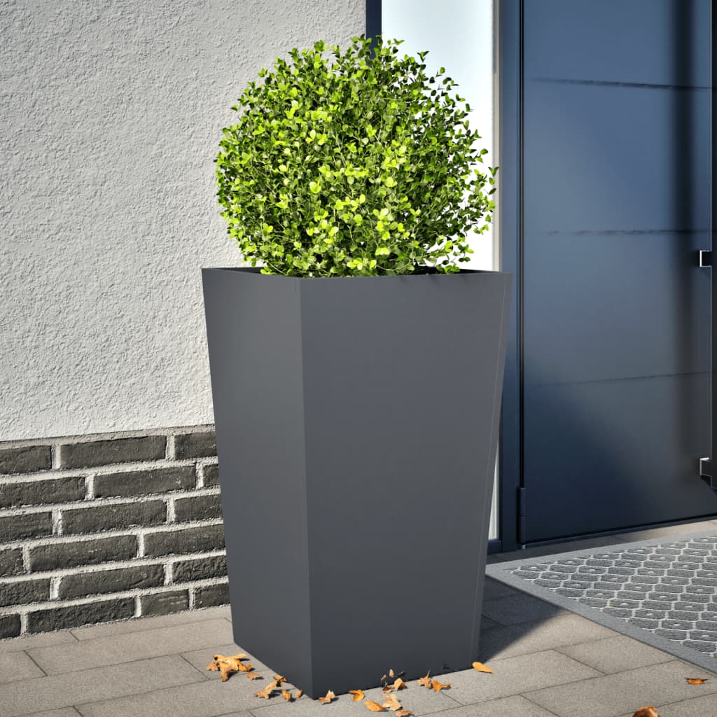 Garden Planter Anthracite Steel