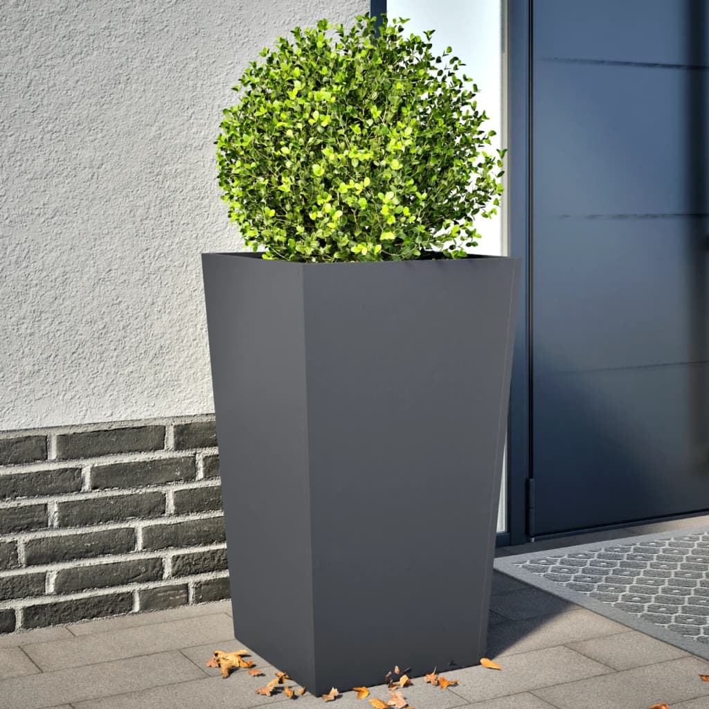 Garden Planter Anthracite Steel