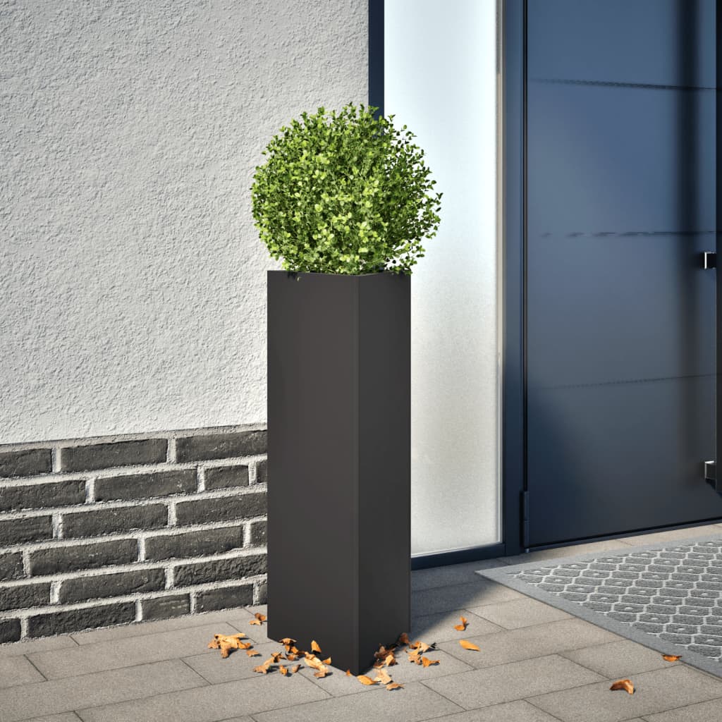 Garden Planters 2 Pcs Triangular Galvanized Steel