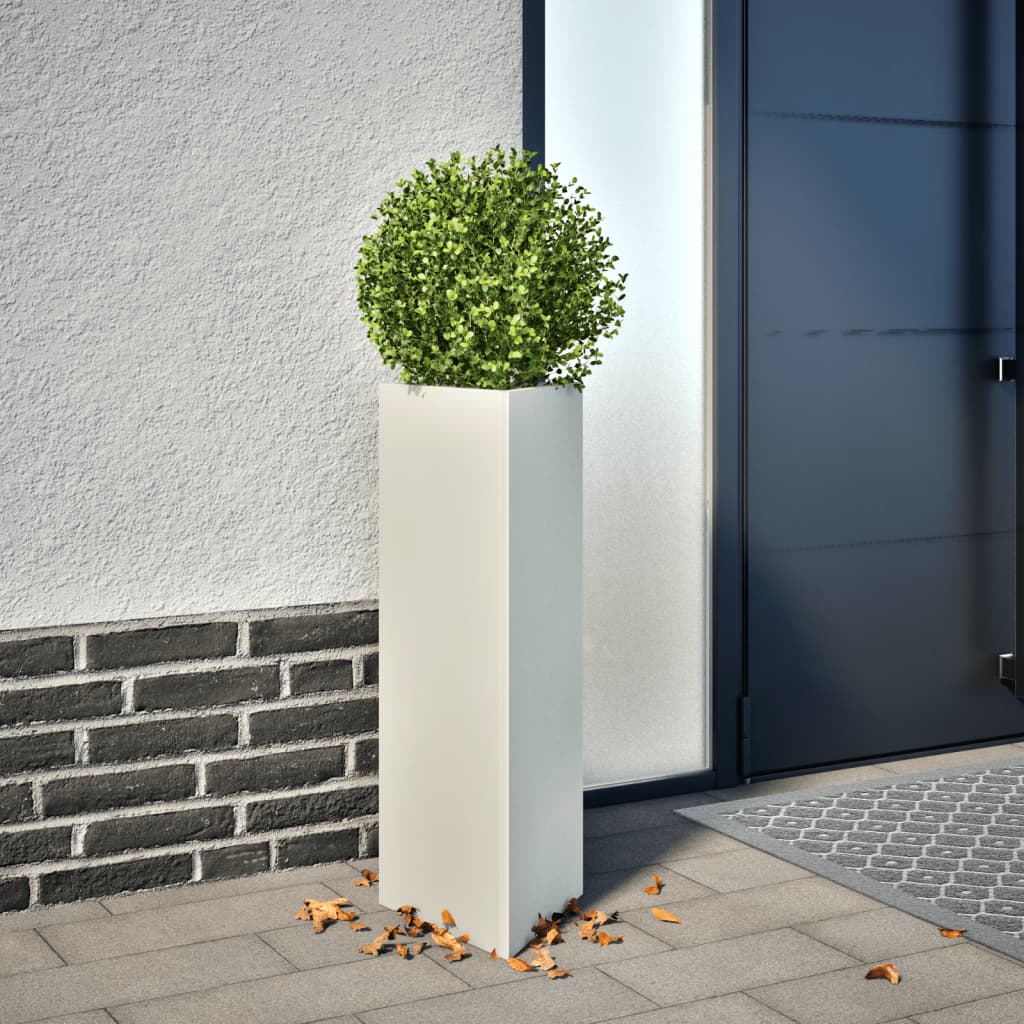 Garden Planters 2 Pcs Triangular Galvanized Steel