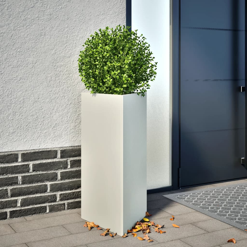 Garden Planters 2 Pcs Triangular Galvanized Steel