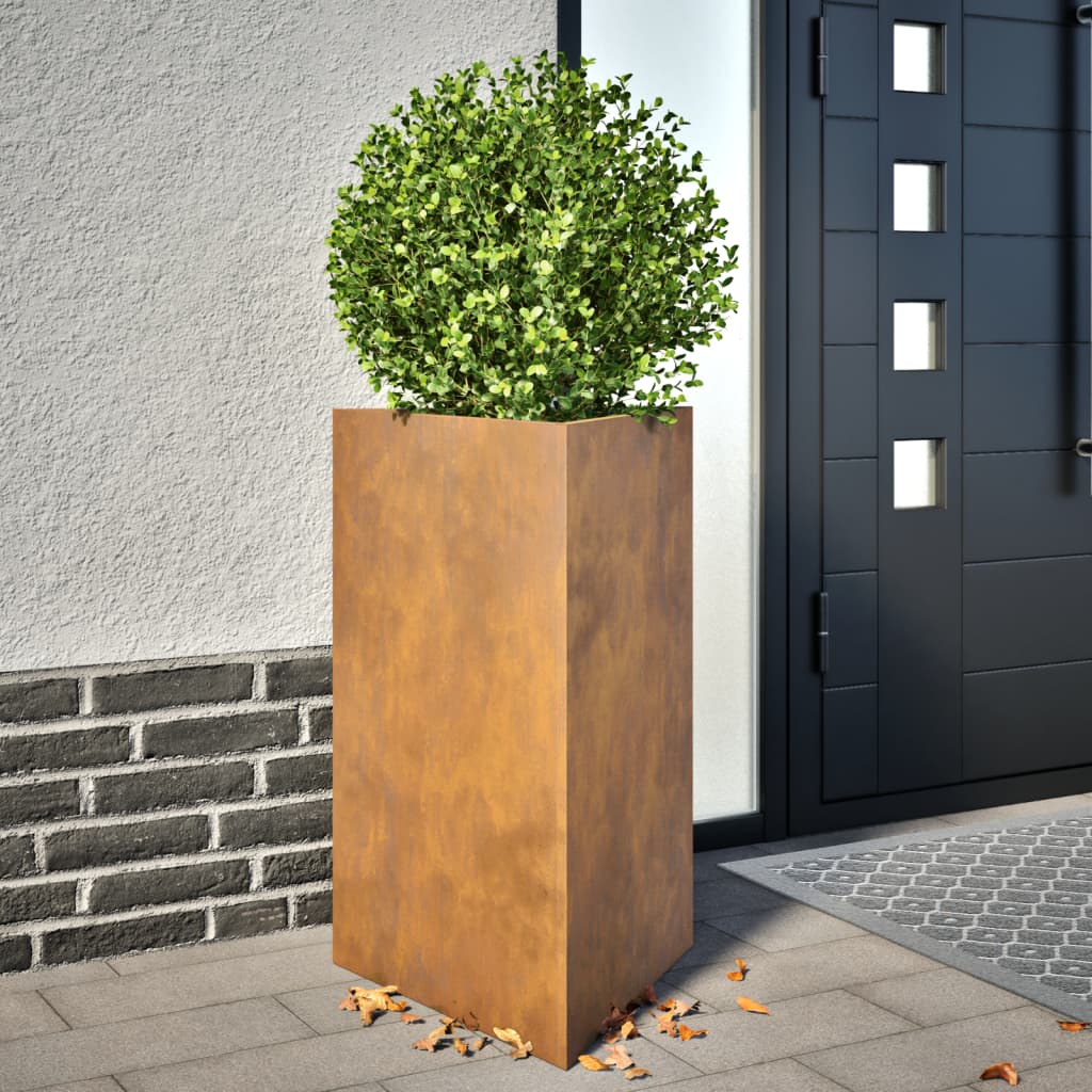 Garden Planters 2 Pcs Triangular Galvanized Steel