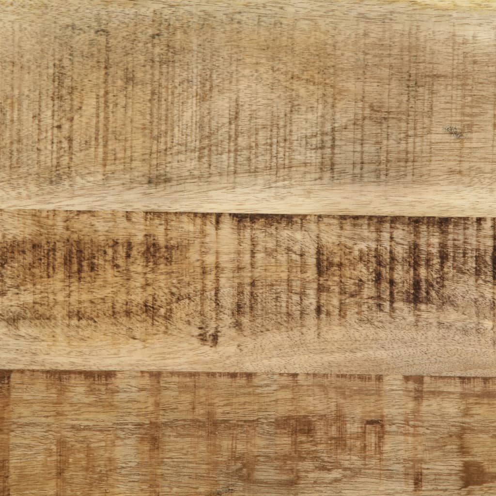 Coffee Table 110X55X40 Cm Solid Wood Rough Mango