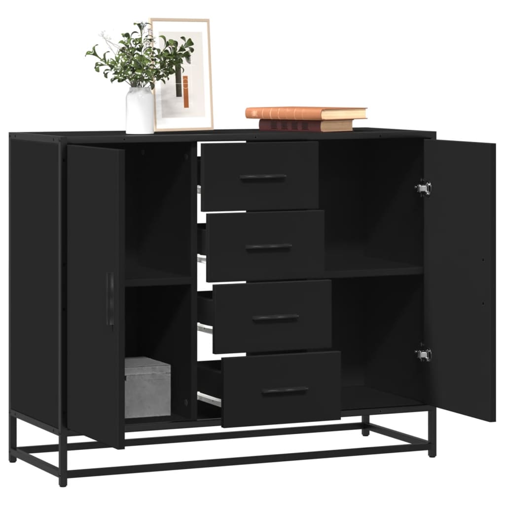Sideboard 92X35X76 Cm Engineered Wood