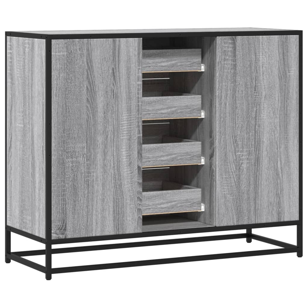 Sideboard 92X35X76 Cm Engineered Wood