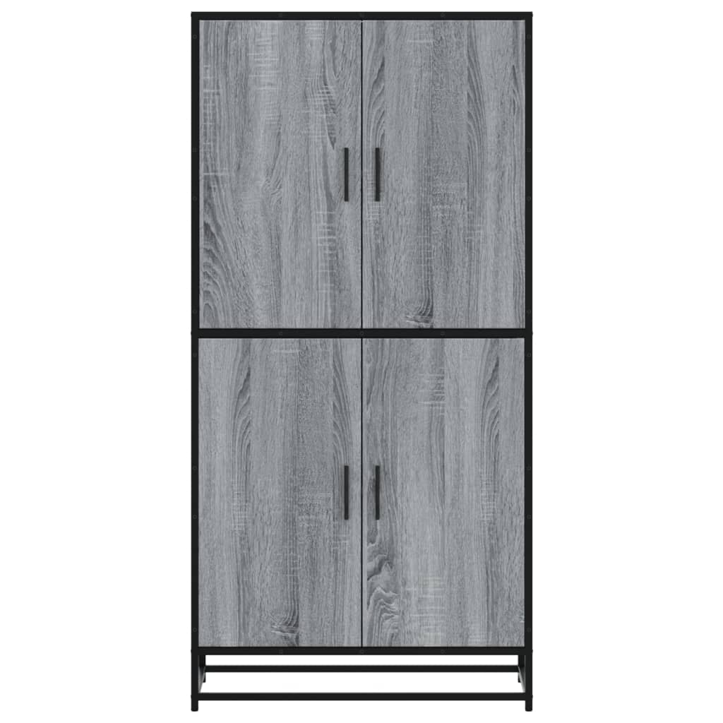 Highboard 68X35X139 Cm Engineered Wood