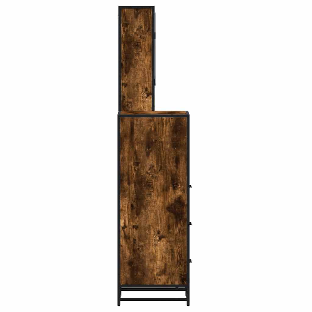 3 Piece Bathroom Furniture Set Engineered Wood