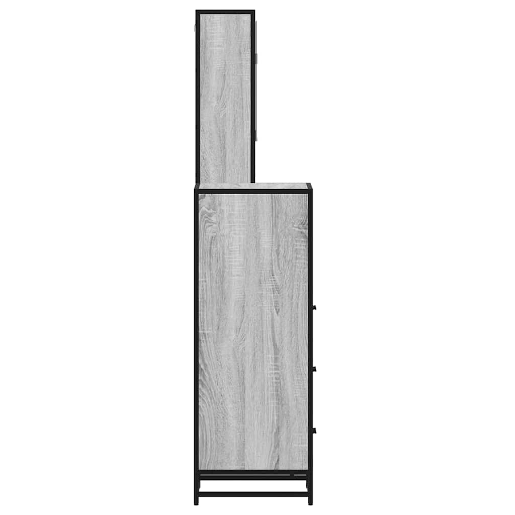 3 Piece Bathroom Furniture Set Engineered Wood