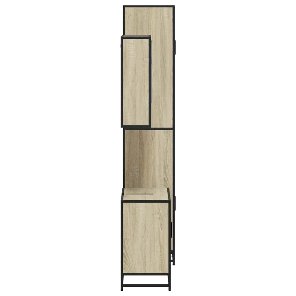 Bathroom Furniture Set 3 Piece Engineered Bathroom Storage Bathroom Cabinet