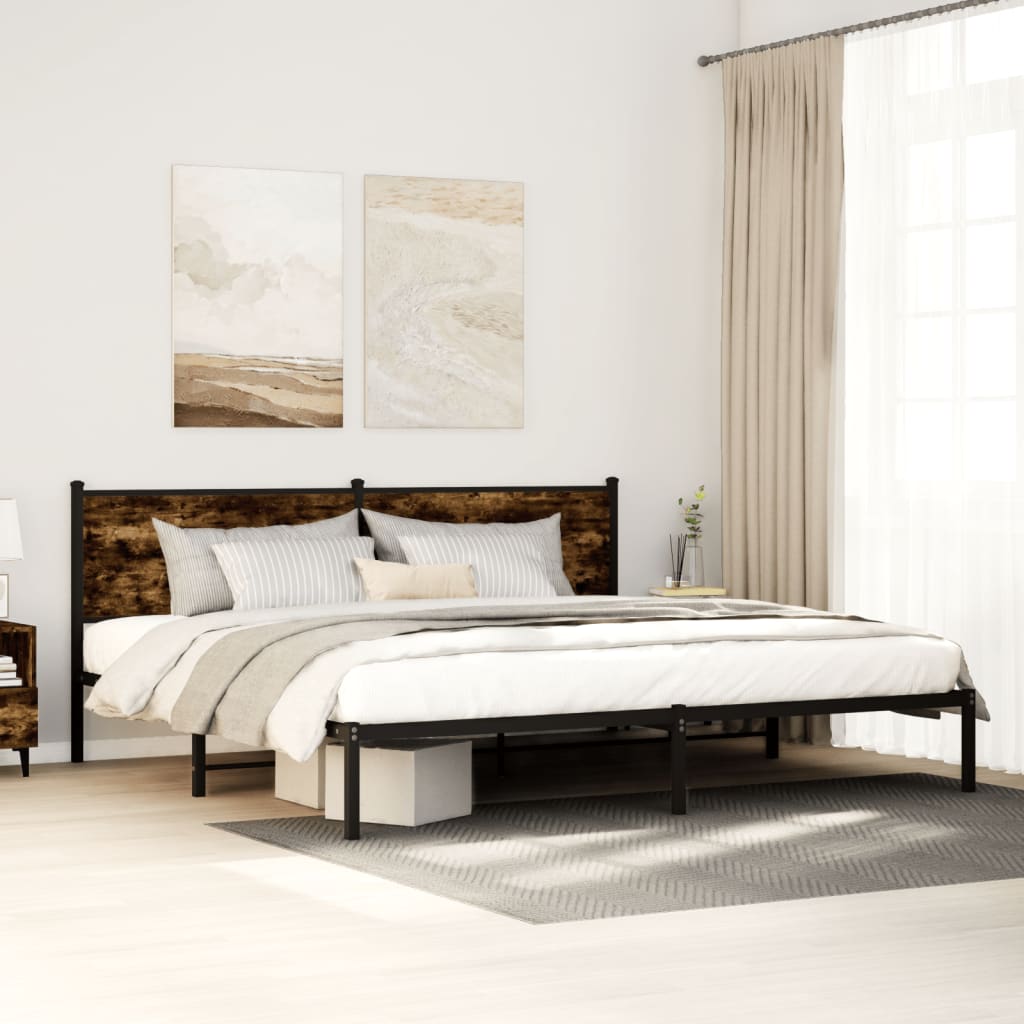Metal Bed Frame Without Mattress