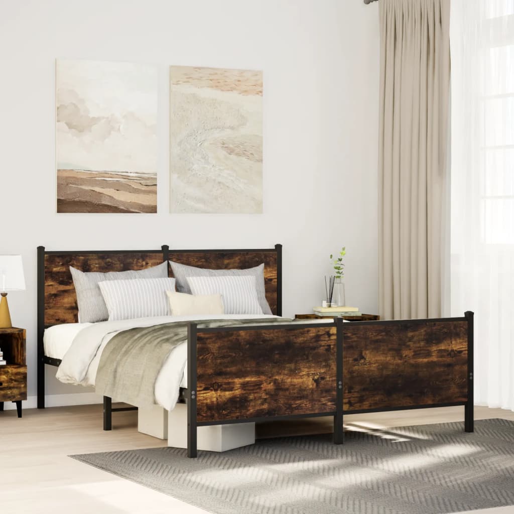Metal Bed Frame Without Mattress