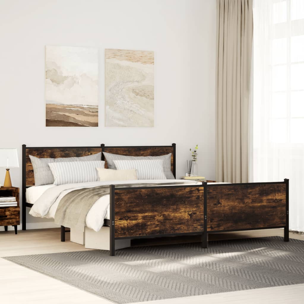 Metal Bed Frame Without Mattress