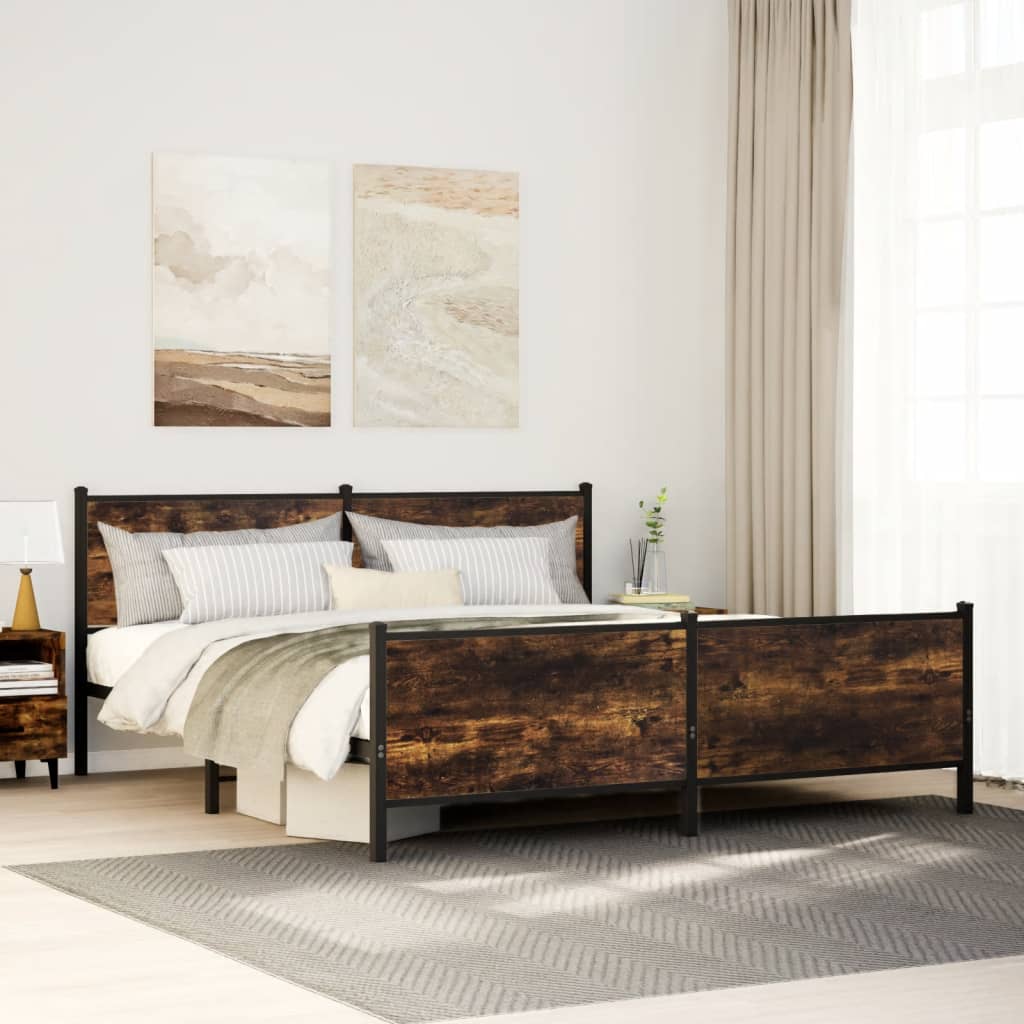 Metal Bed Frame Without Mattress