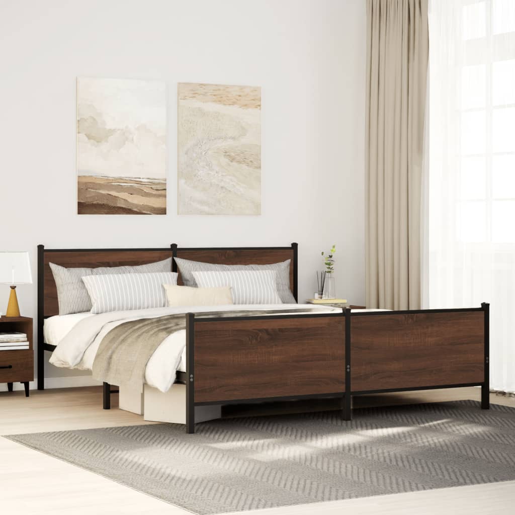 Metal Bed Frame Without Mattress