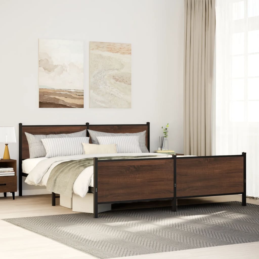 Metal Bed Frame Without Mattress