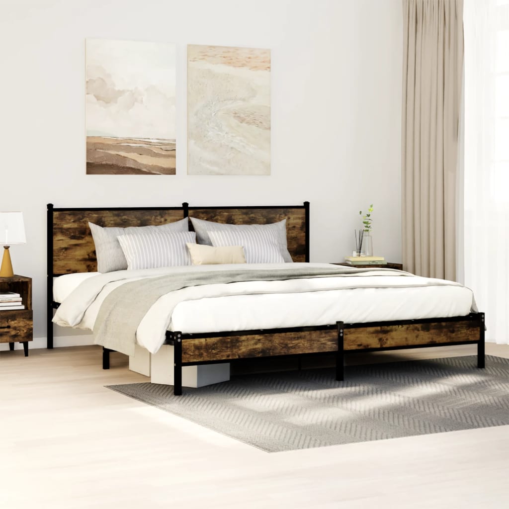 Metal Bed Frame Without Mattress