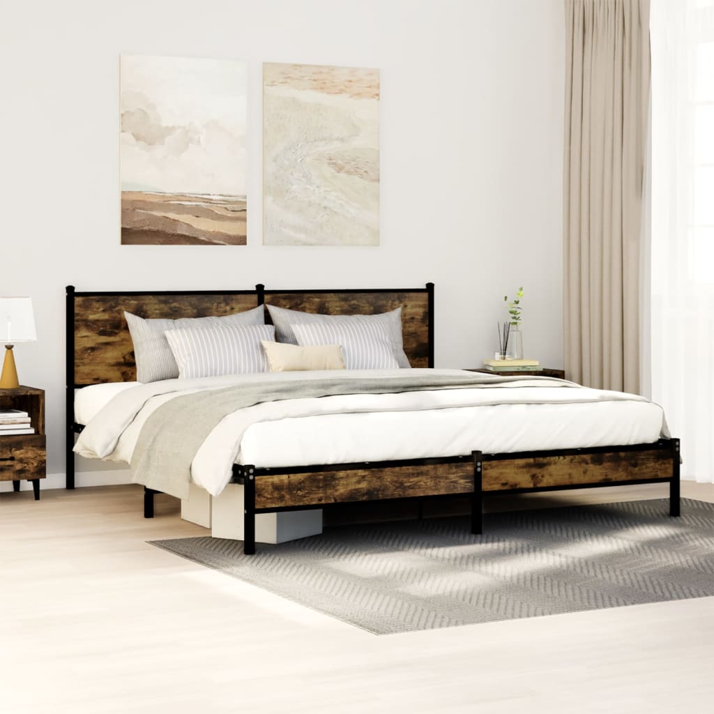 Metal Bed Frame Without Mattress