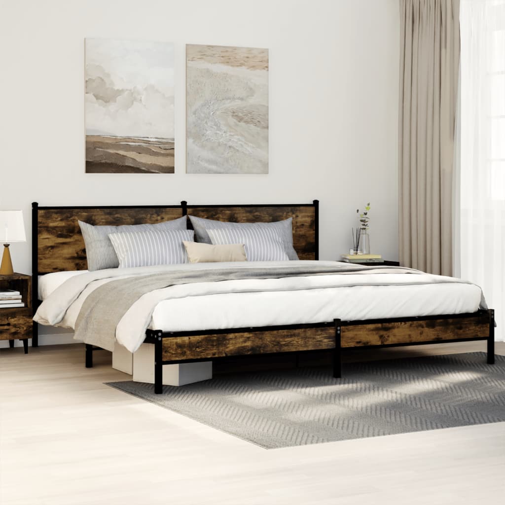 Metal Bed Frame Without Mattress