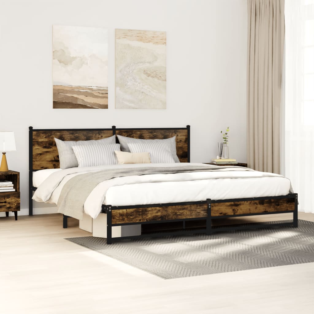 Metal Bed Frame Without Mattress