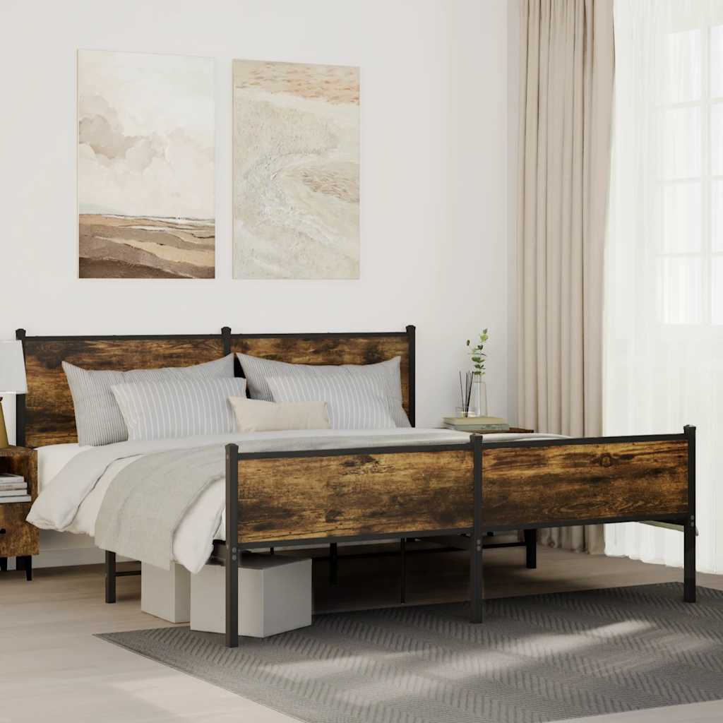 Metal Bed Frame Without Mattress