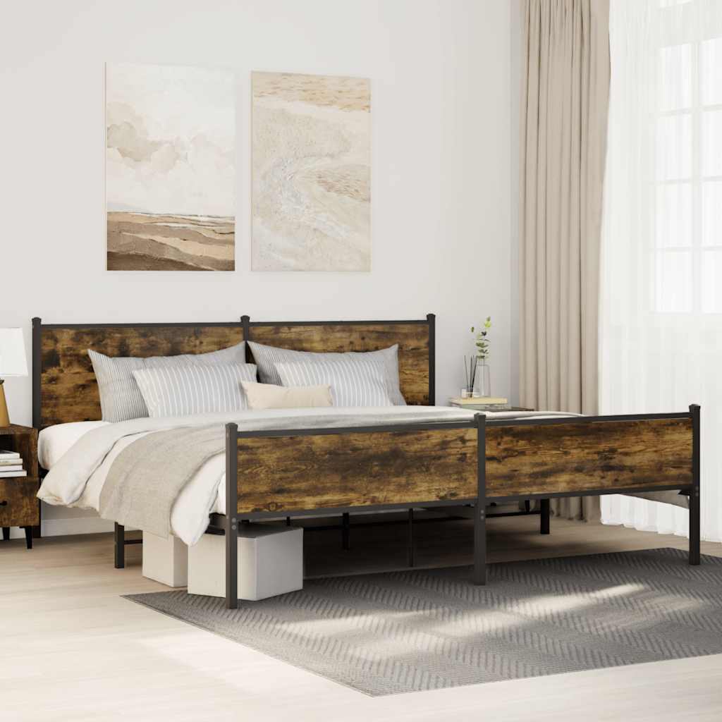 Metal Bed Frame Without Mattress