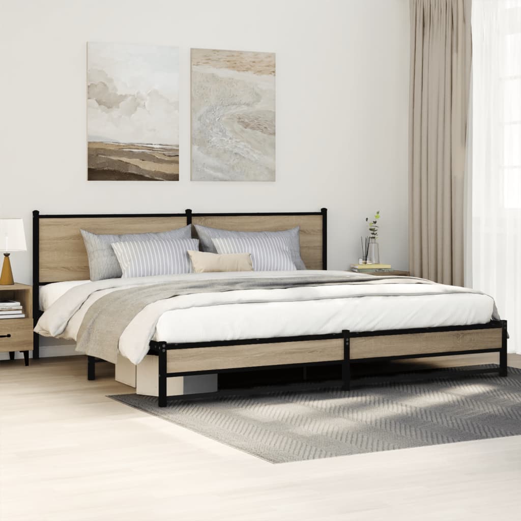 Metal Bed Frame Without Mattress