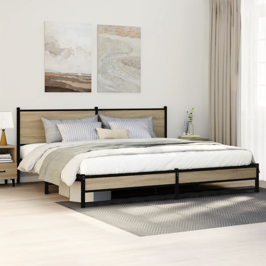 Metal Bed Frame Without Mattress