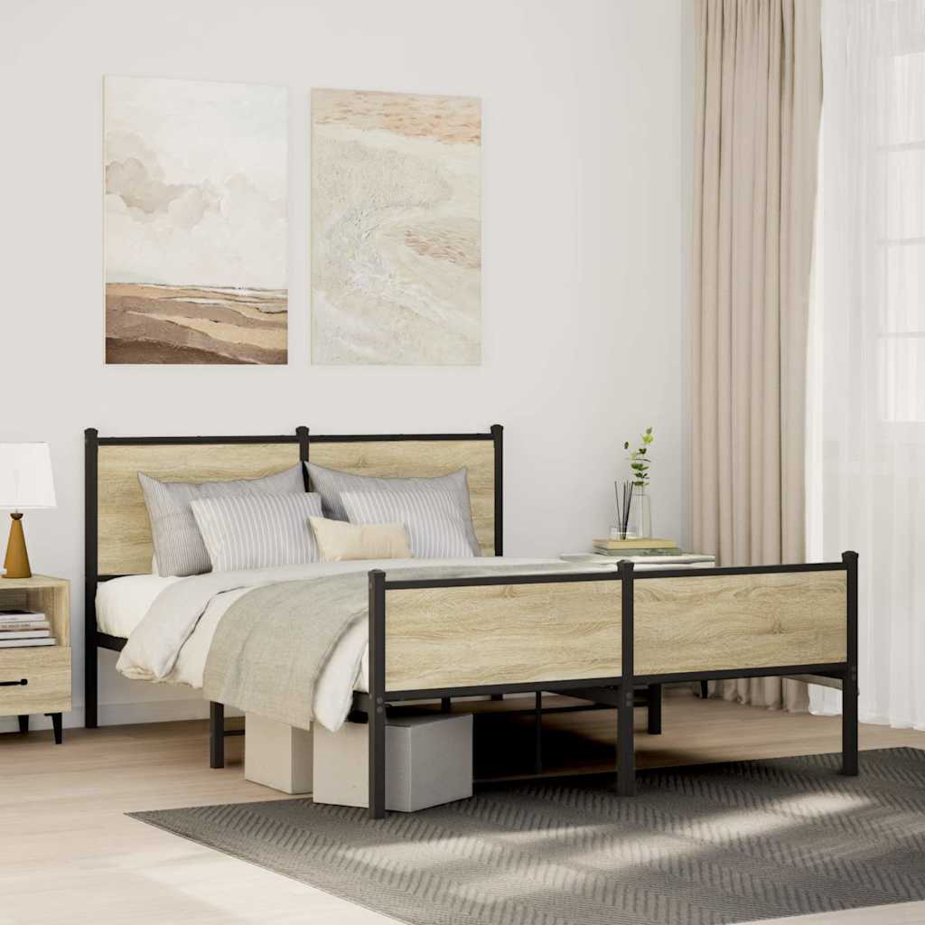 Metal Bed Frame Without Mattress