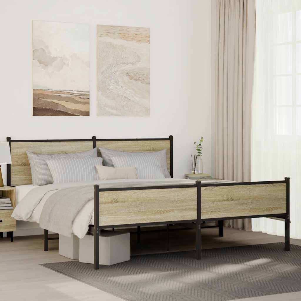 Metal Bed Frame Without Mattress