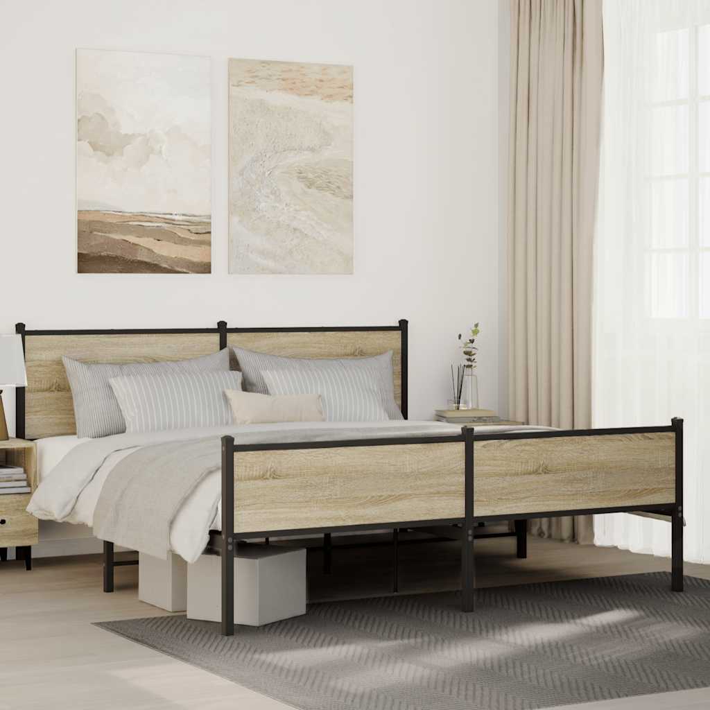 Metal Bed Frame Without Mattress