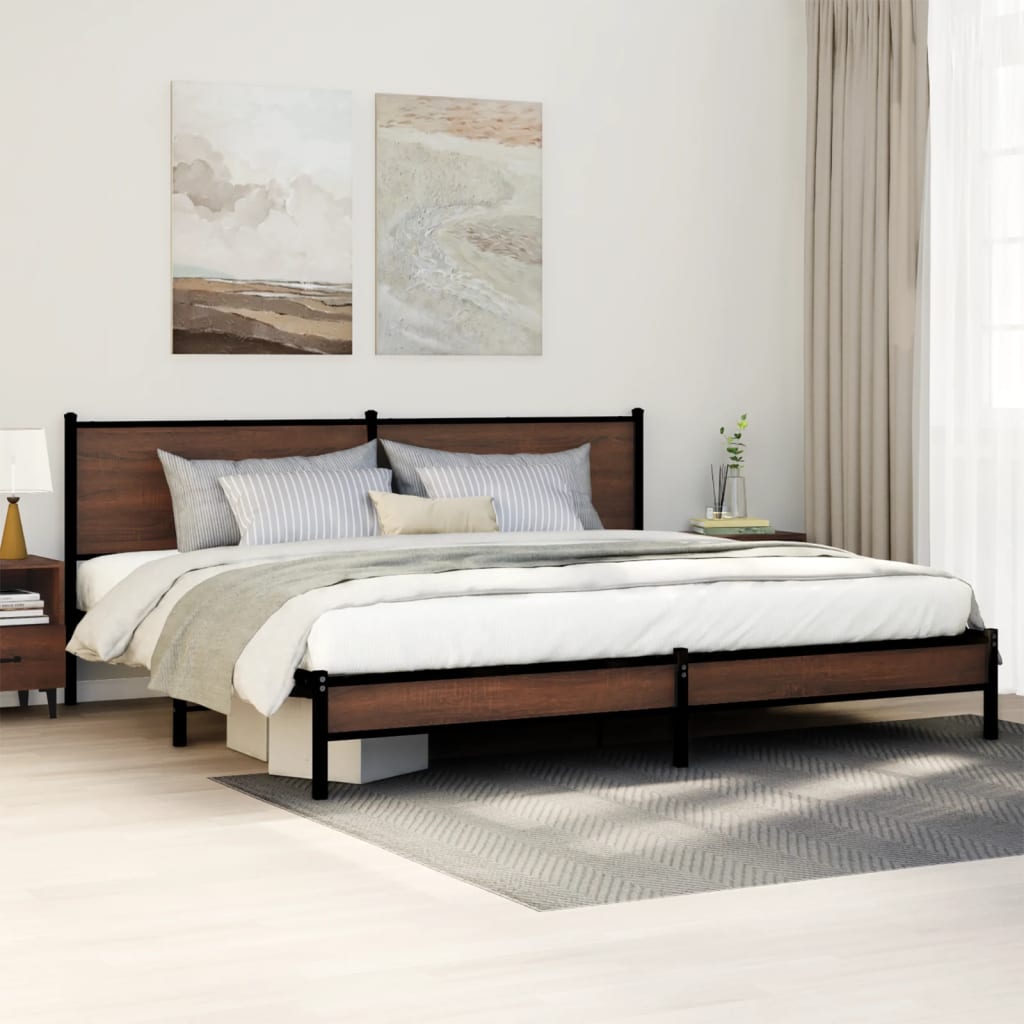 Metal Bed Frame Without Mattress