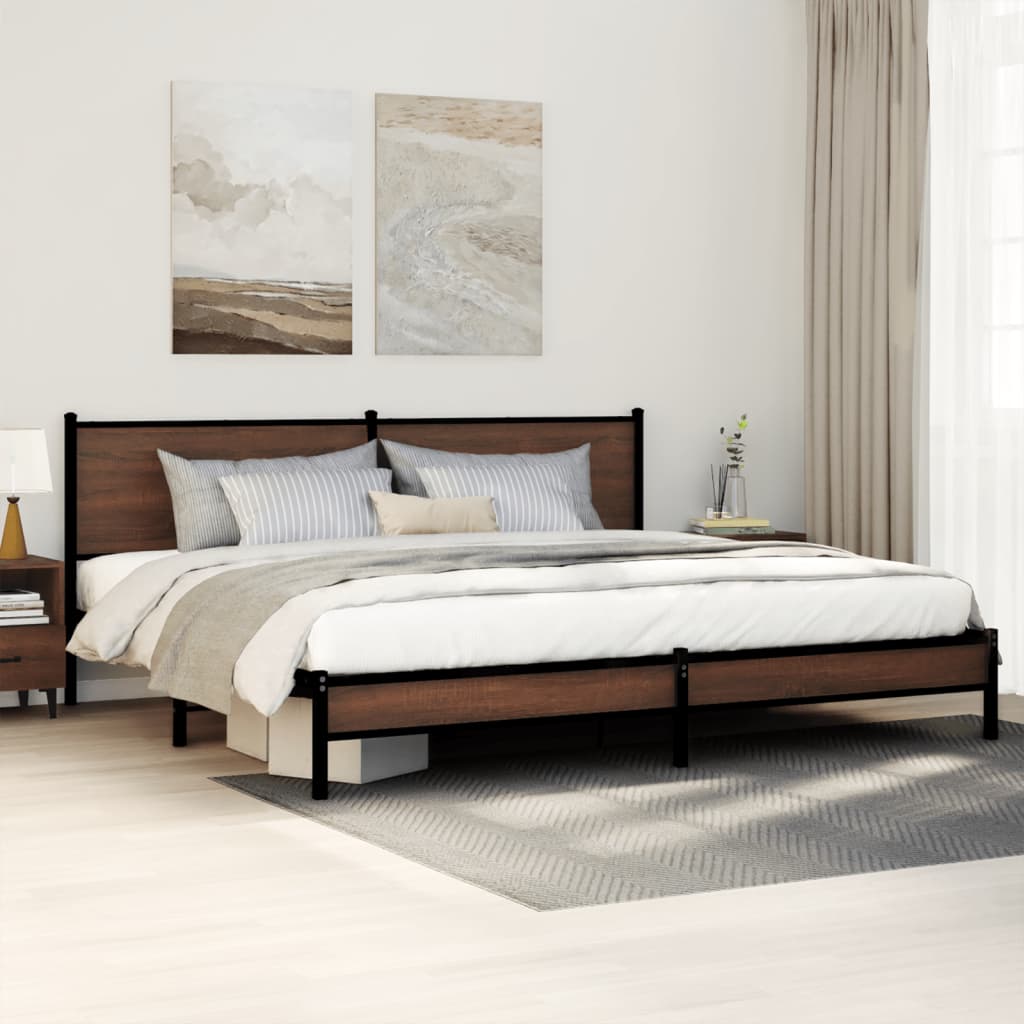 Metal Bed Frame Without Mattress
