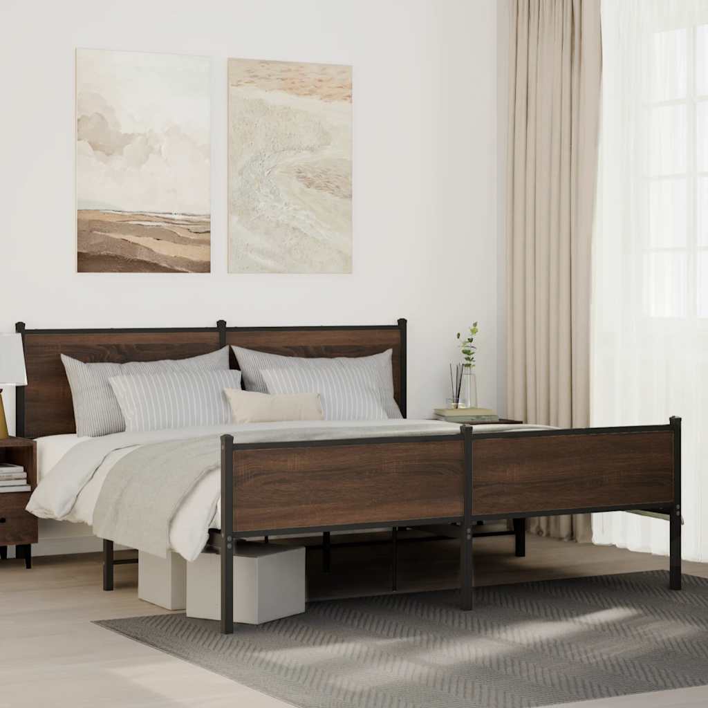 Metal Bed Frame Without Mattress