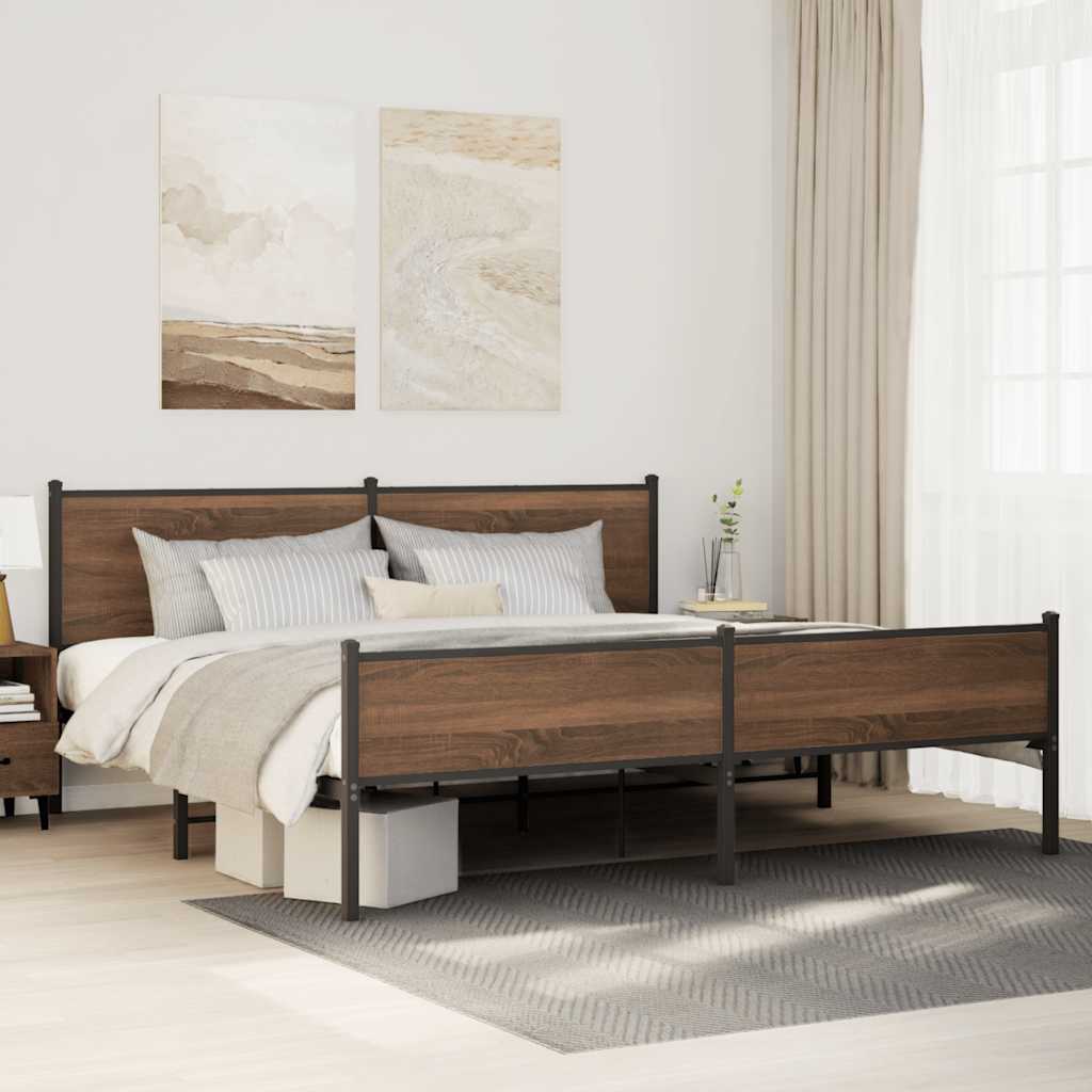 Metal Bed Frame Without Mattress