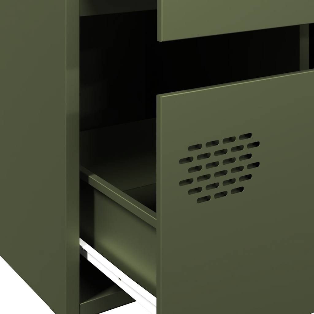 Highboard Olive 68X39X101.5 Cm Steel