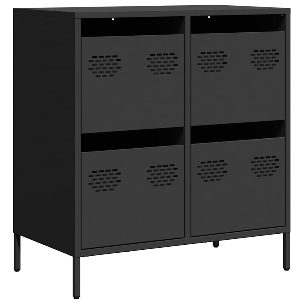 Sideboard 68X39X73.5 Cm Cold-Rolled Steel Black Anthracite White Olive Green 68