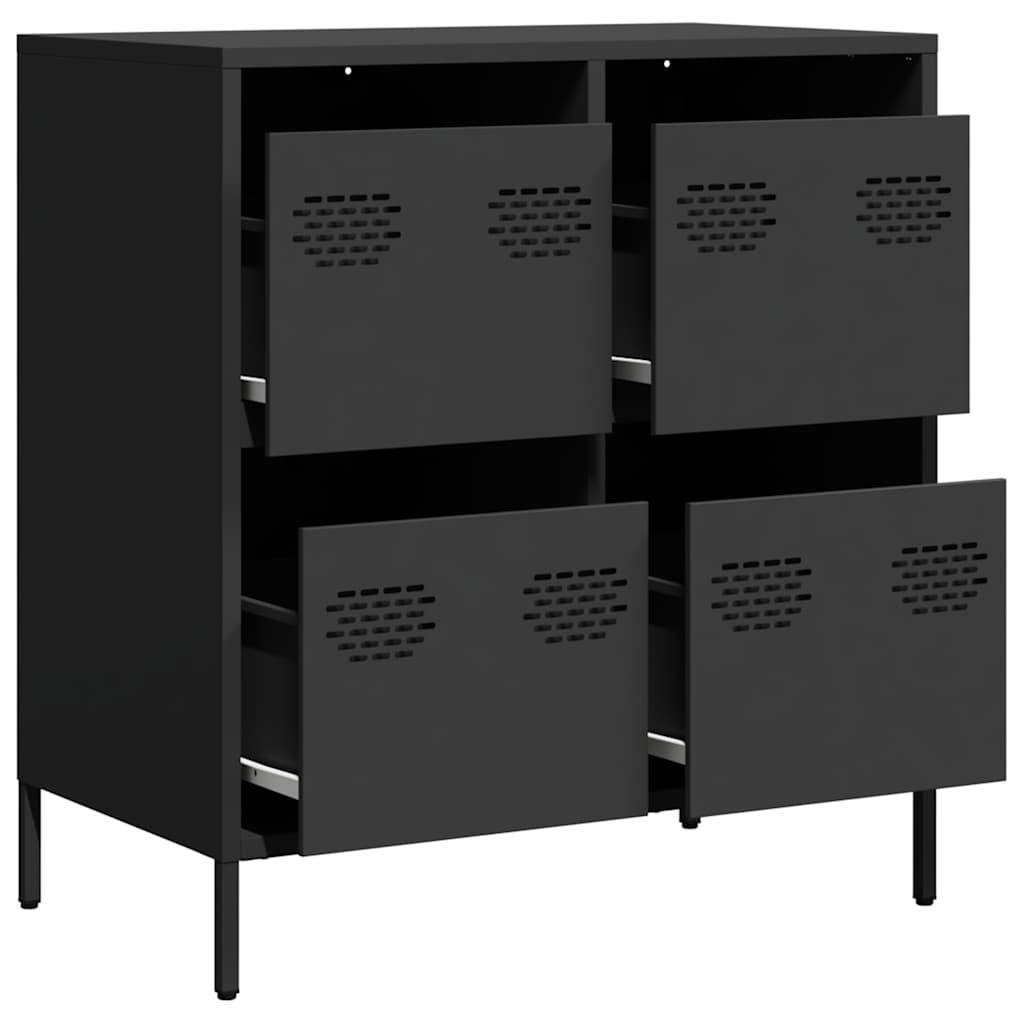 Sideboard 68X39X73.5 Cm Cold-Rolled Steel Black Anthracite White Olive Green 68