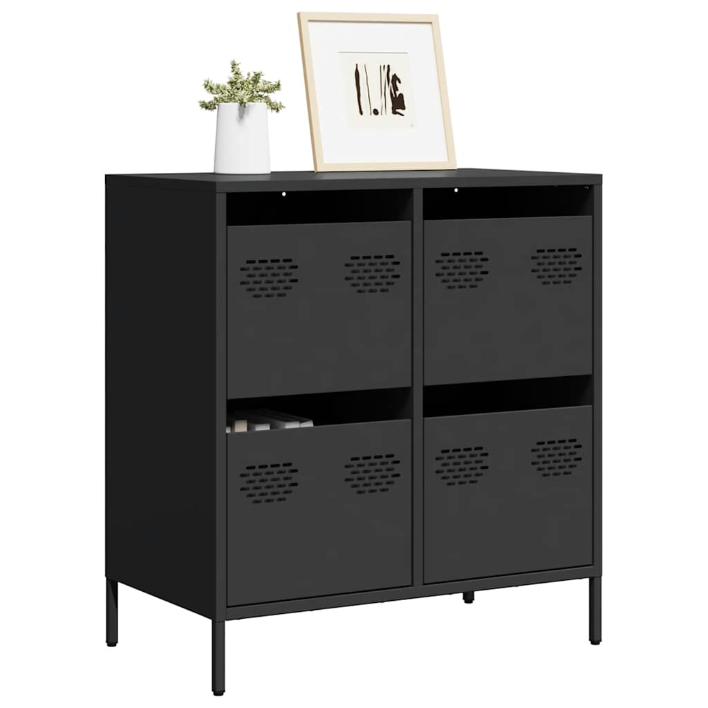 Sideboard 68X39X73.5 Cm Cold-Rolled Steel black anthracite white olive green 68
