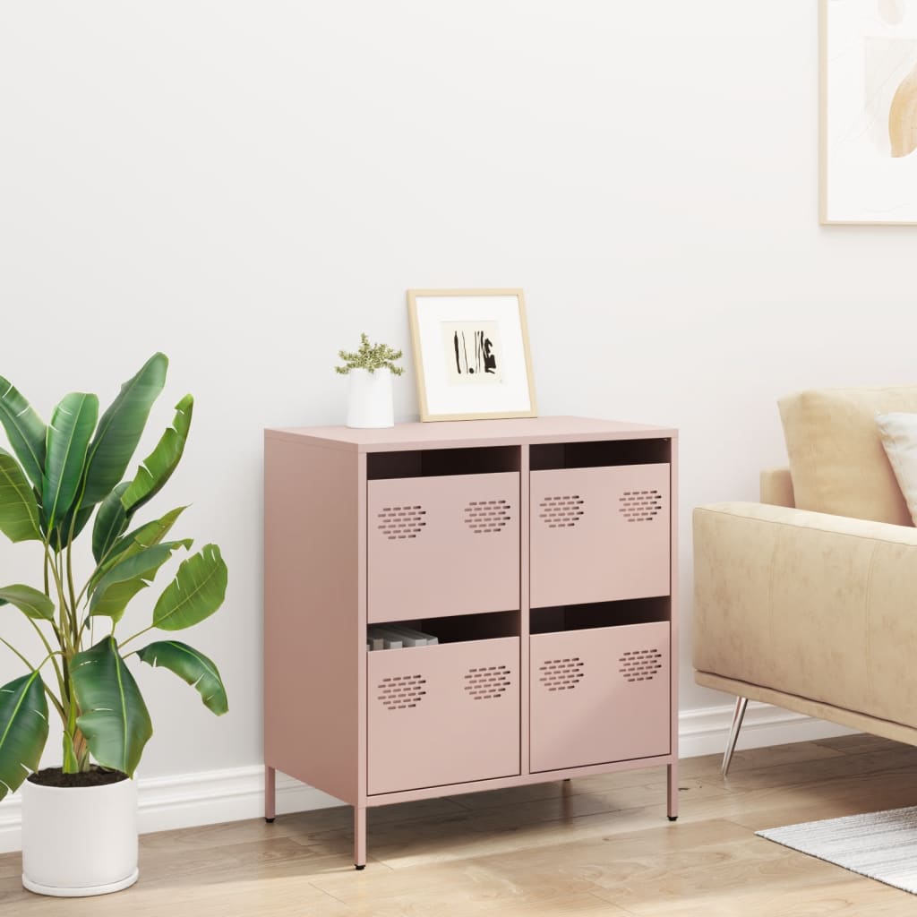 Sideboard 68X39X73.5 Cm Cold-Rolled Steel black anthracite white olive green 68