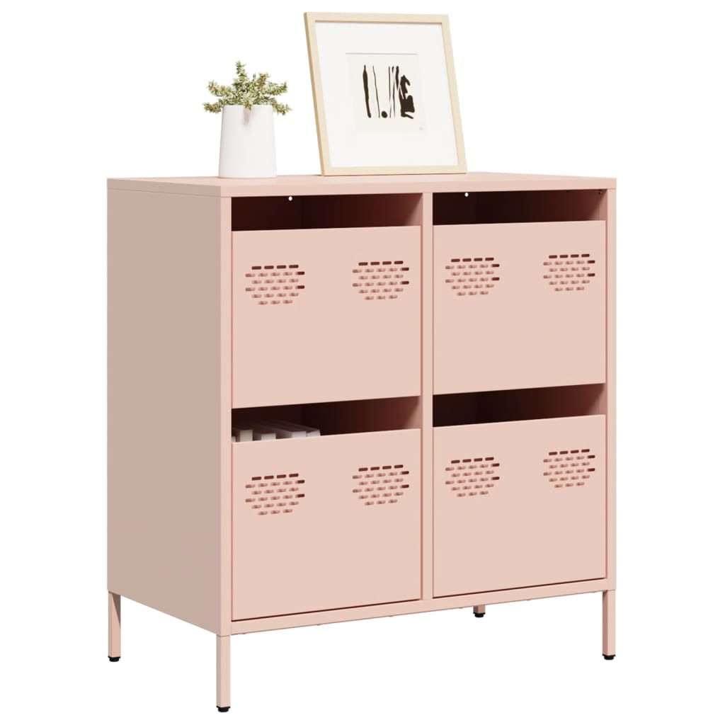 Sideboard 68X39X73.5 Cm Cold-Rolled Steel black anthracite white olive green 68